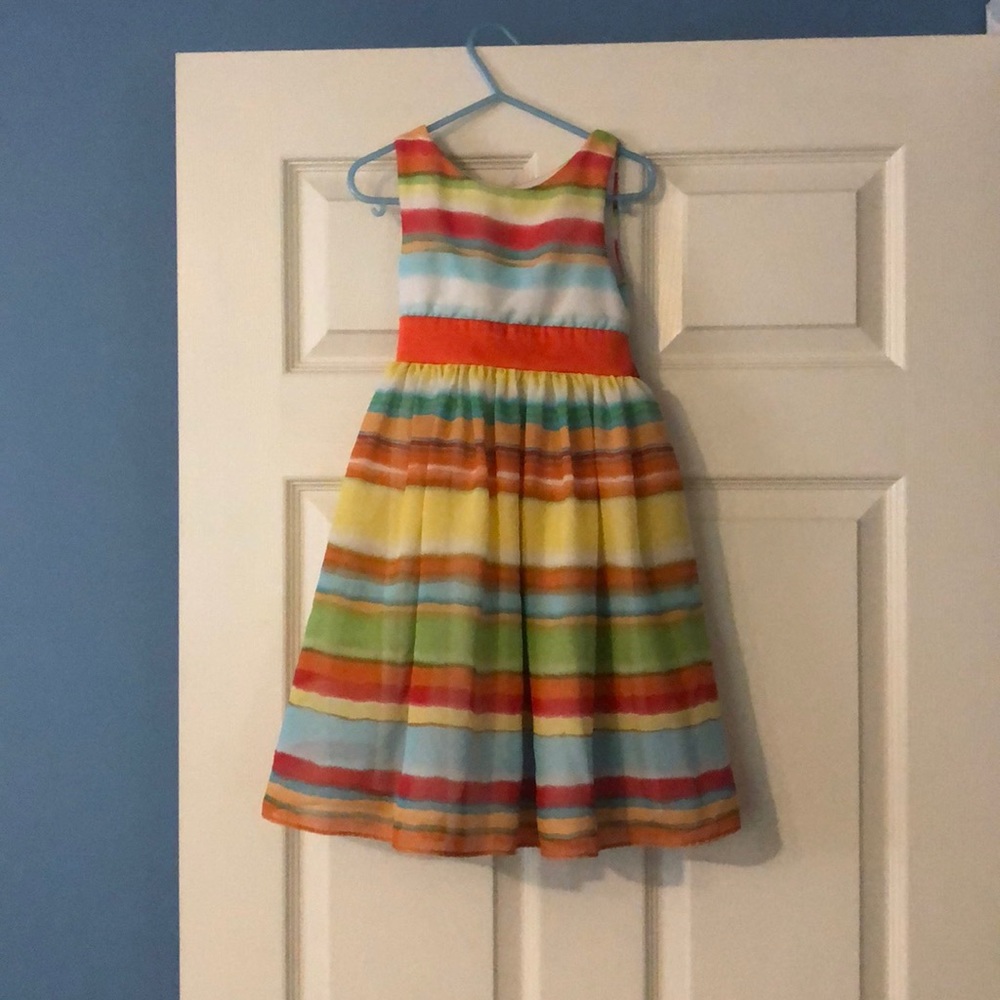 Bonnie Jean colorful spring/summer dress